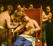 CAGNACCI, Guido The Death of Cleopatra oil painting reproduction